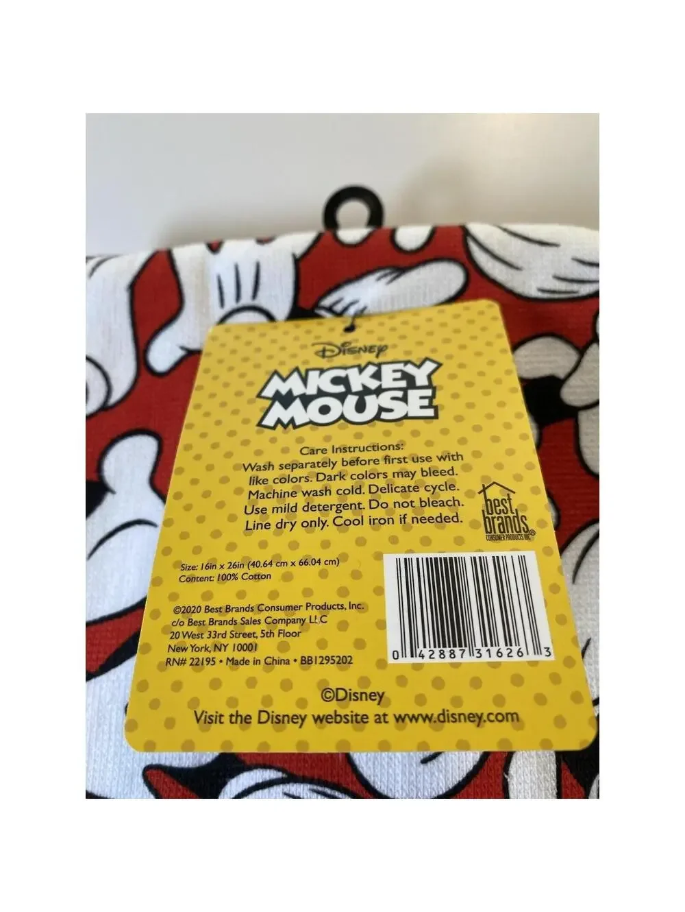 mickey mouse kitchen , 2 Oven Mitts & 2 Dish Towels